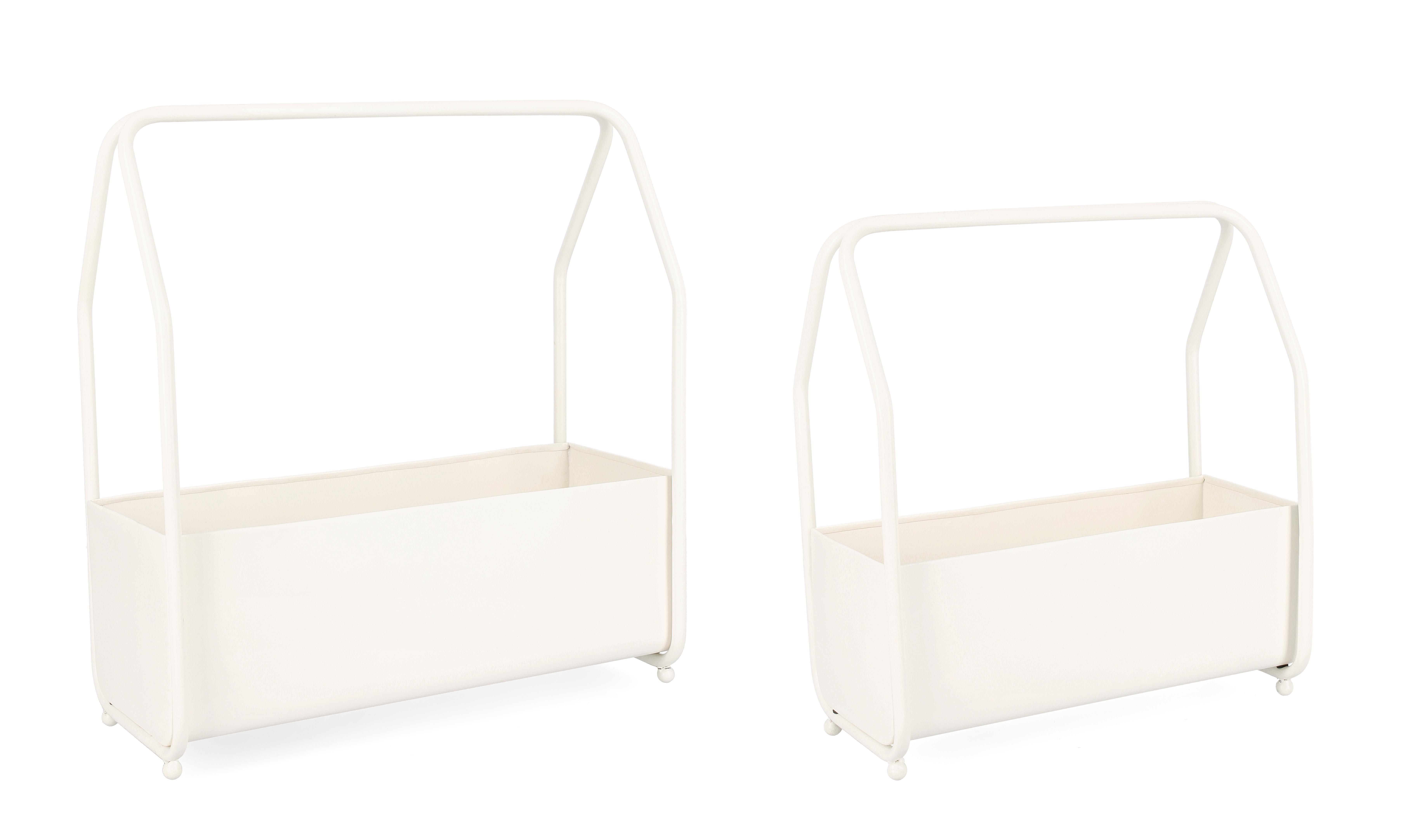 Suport pentru flori Set2 Keyra Alb